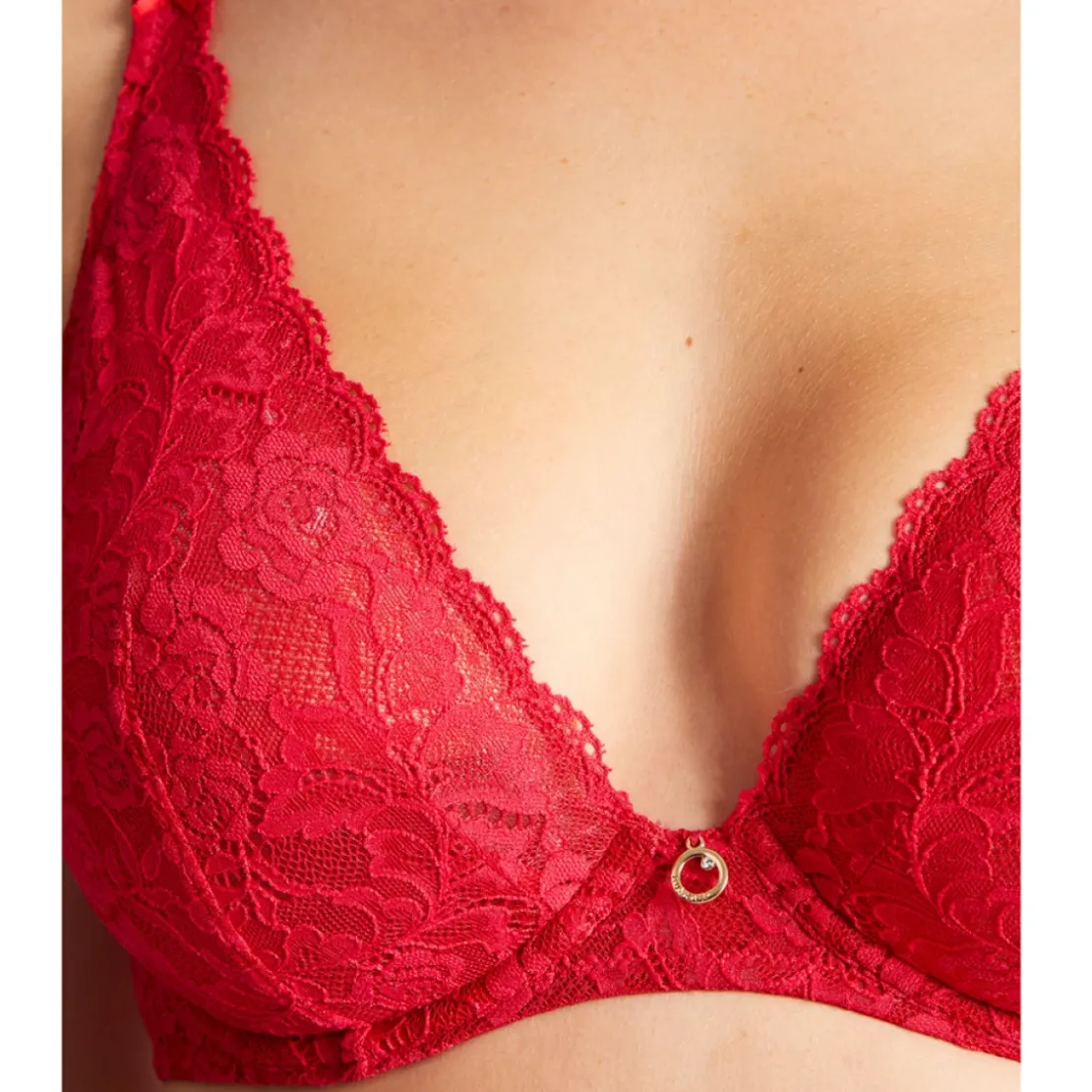 AubadeSoutien-gorge plongeant confort armatures rouge- Rosessence