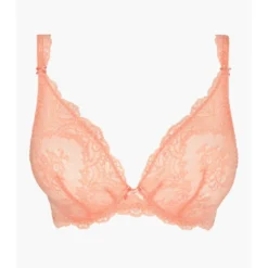 AubadeSoutien-gorge plongeant armatures en dentelle orange - DANSE DES SENS