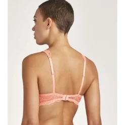 AubadeSoutien-gorge plongeant armatures en dentelle orange - DANSE DES SENS