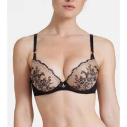 AubadeSoutien-gorge plongeant armatures Noir- TRESOR INFINI