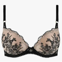 AubadeSoutien-gorge plongeant armatures Noir- TRESOR INFINI