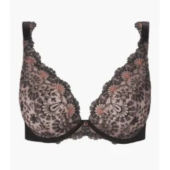 AubadeSoutien-gorge plongeant armatures - Noir- ART OF INK