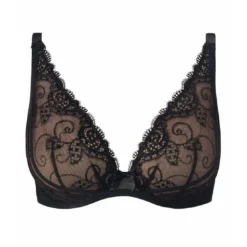 AubadeSoutien-gorge Plongeant Foulard Armatures Aubade noir- A LA FOLIE