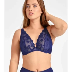 AubadeSoutien-gorge Plongeant Armatures bleu- SOFTESSENCE