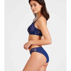 AubadeSoutien-gorge Plongeant Armatures bleu- SOFTESSENCE