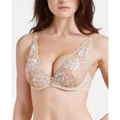 AubadeSoutien-gorge plongeant armatures Beige- MELODIE D'ETE
