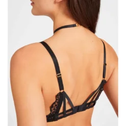 AubadeSoutien-gorge Plongeant Armatures avec broderie chic noir - ECRIN NOIR