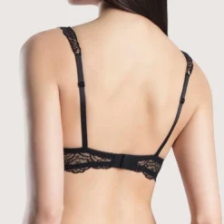 AubadeSoutien-gorge plongeant coques armatures noir- Danse des Sens