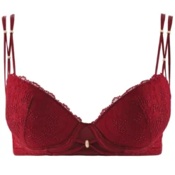 AubadeSoutien-gorge push-up armatures rouge- La Belle Etoile