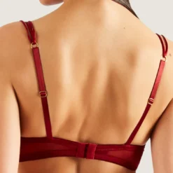 AubadeSoutien-gorge push-up armatures rouge- La Belle Etoile