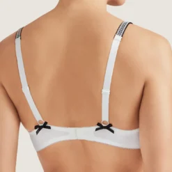 AubadeSoutien-gorge triangle plongeant armatures blanc- FIEVRE ANDALOUSE