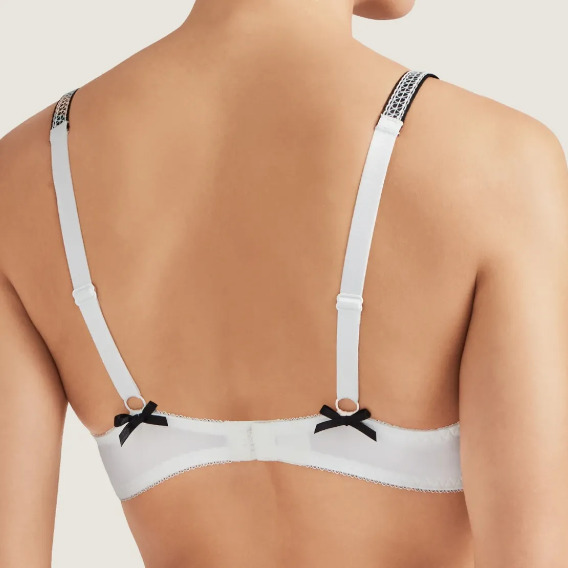 AubadeSoutien-gorge triangle plongeant armatures blanc- FIEVRE ANDALOUSE