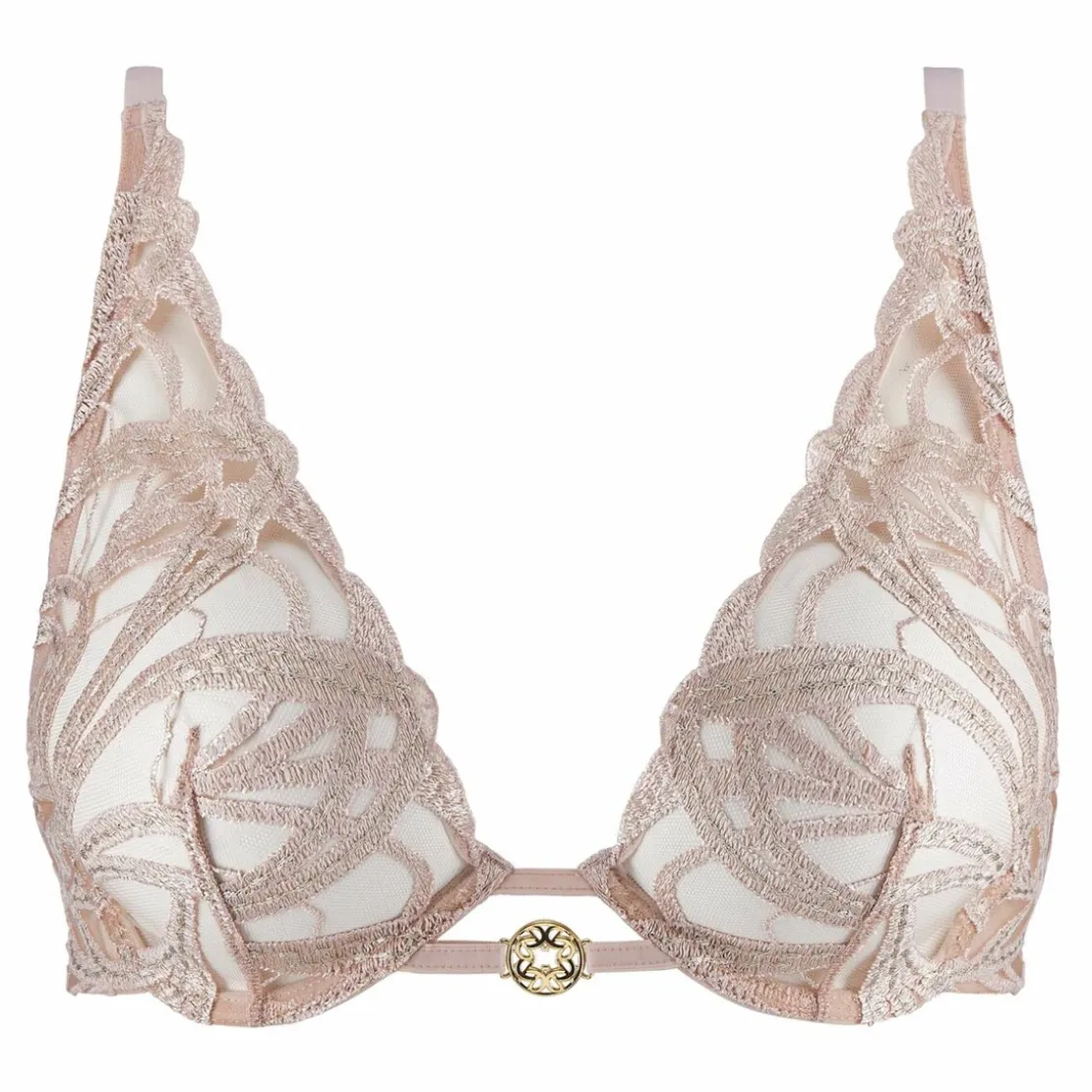 AubadeSoutien gorge Triangle Armatures Ultra Plunge - Nude- MY DESIRE