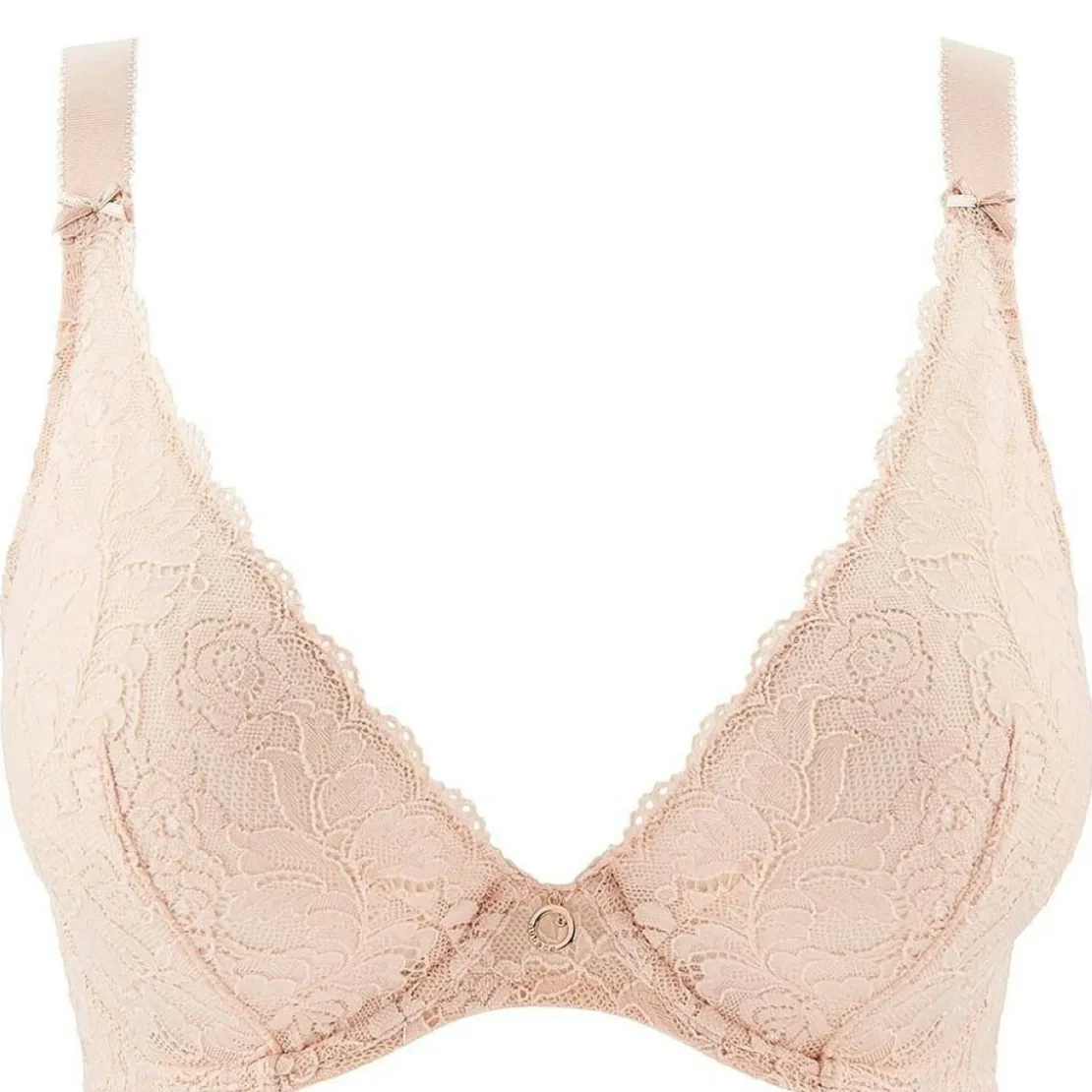 AubadeSoutien-gorge triangle plongeant armatures nude- Rosessence