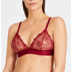 AubadeSoutien-gorge triangle sans armatures - Rouge- MISS KARL