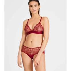 AubadeSoutien-gorge triangle sans armatures - Rouge- MISS KARL