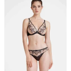 AubadeSoutien-gorge triangle armatures Noir- TRESOR INFINI