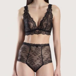 AubadeSoutien-gorge triangle sans armatures noir- Danse des Sens
