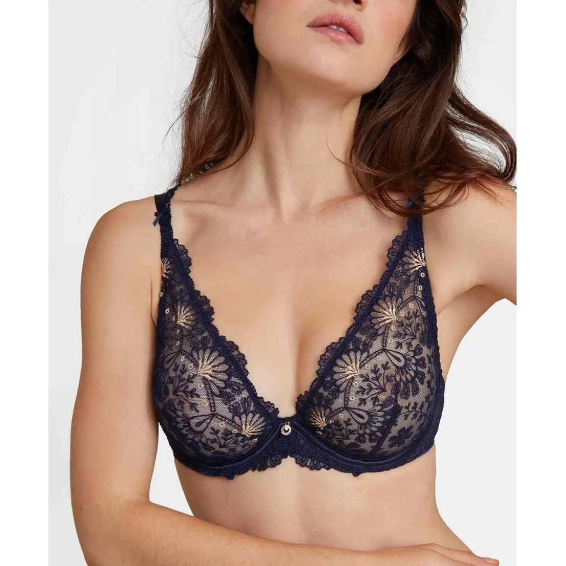 AubadeSoutien-gorge Triangle Armatures - Bleu ART OF INK - Aubade- ART OF INK