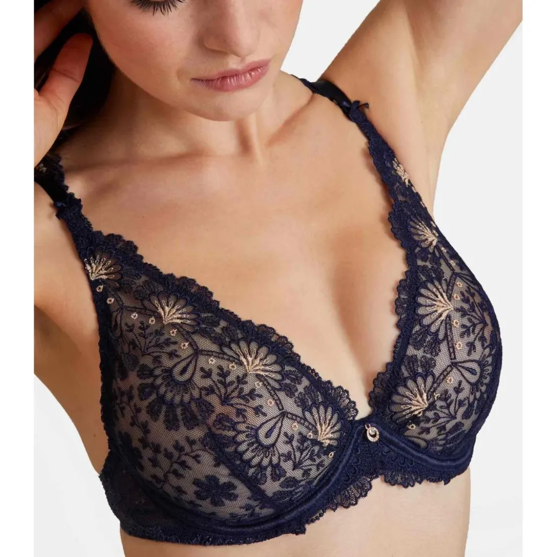 AubadeSoutien-gorge Triangle Armatures - Bleu ART OF INK - Aubade- ART OF INK
