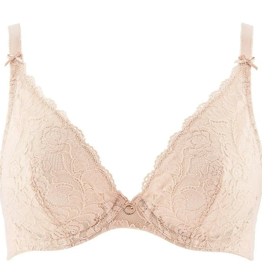 AubadeSoutien-gorge triangle plongeant armatures nude- Rosessence