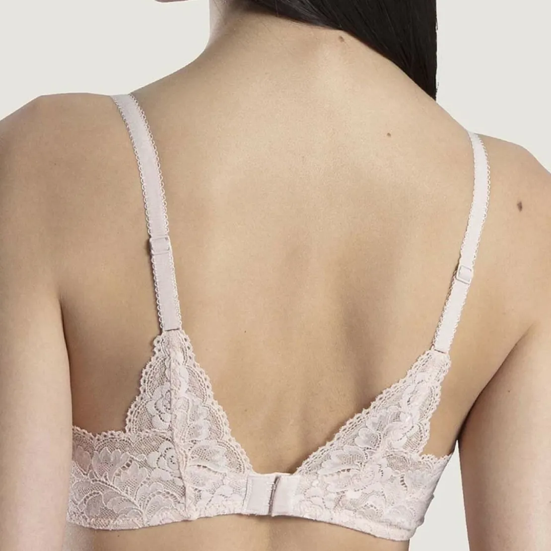 AubadeSoutien-gorge triangle plongeant armatures nude- Rosessence