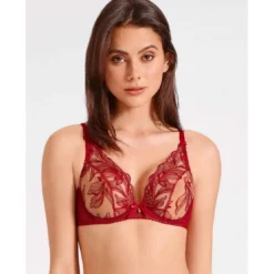 AubadeSoutien-gorge Triangle Plongeant Armature Aubade rouge- FLEUR DE TATTOO