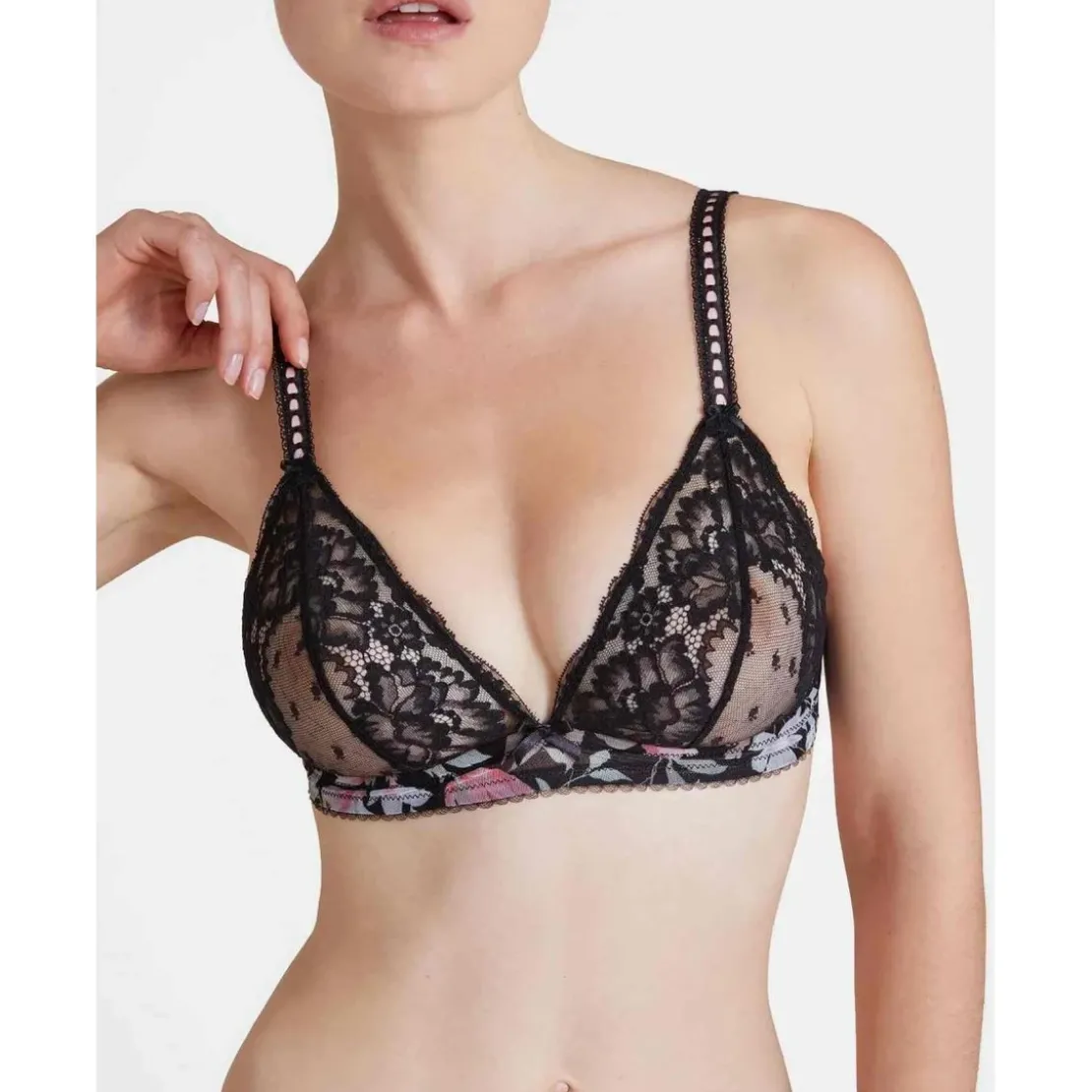 AubadeSoutien-gorge triangle sans armatures Noir- MAGIC GARDEN