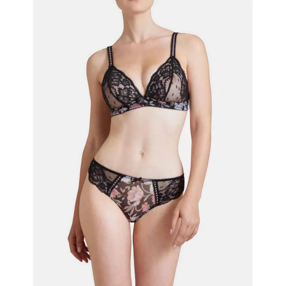 AubadeSoutien-gorge triangle sans armatures Noir- MAGIC GARDEN