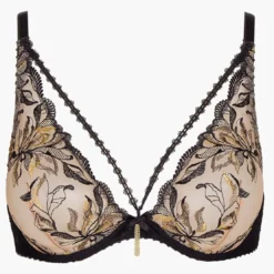AubadeSoutien-gorge triangle plongeant armatures gris- ENCRE DE CHINE