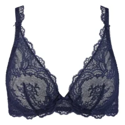 AubadeSoutien-gorge triangle en dentelle bleu roi- Danse des sens