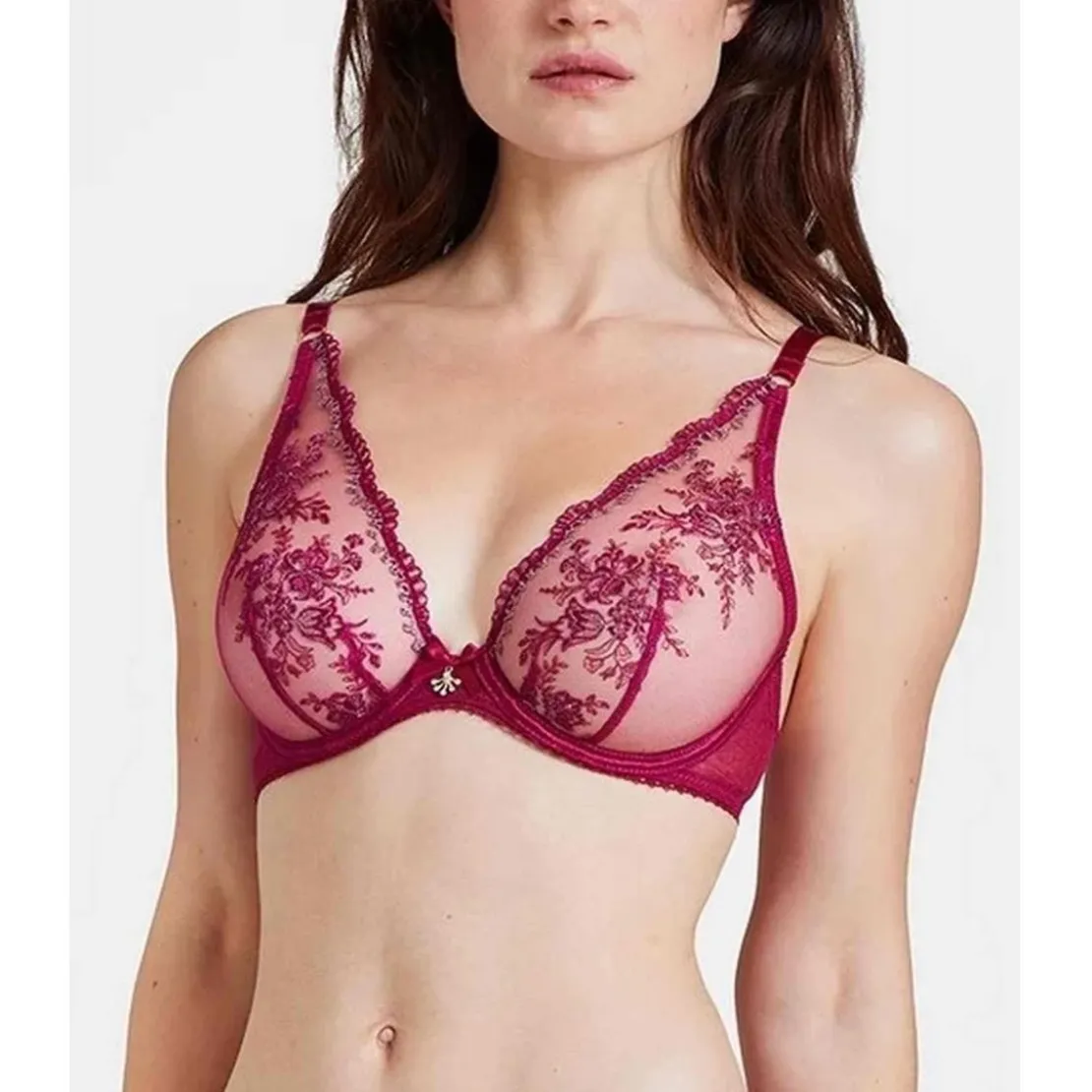 AubadeSoutien-gorge triangle armatures Violet- TRESOR INFINI