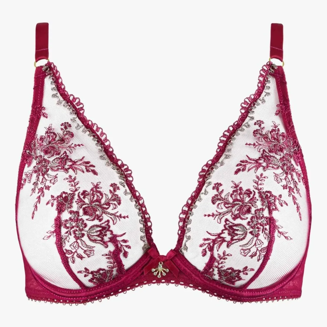 AubadeSoutien-gorge triangle armatures Violet- TRESOR INFINI