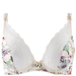 AubadeSoutien-gorge triangle plongeant armatures ivoire- Reine Des Pres