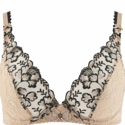 AubadeSoutien-gorge triangle plongeant beige- Poésie d'Orient