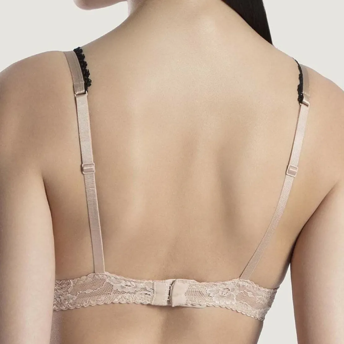 AubadeSoutien-gorge triangle plongeant beige- Poésie d'Orient