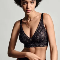 AubadeSoutien-gorge triangle sans armatures noir- ROSESSENCE