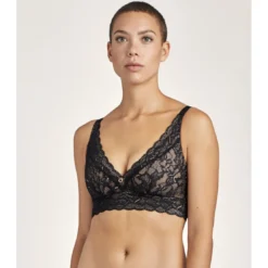 AubadeSoutien-gorge triangle sans armatures noir- ROSESSENCE