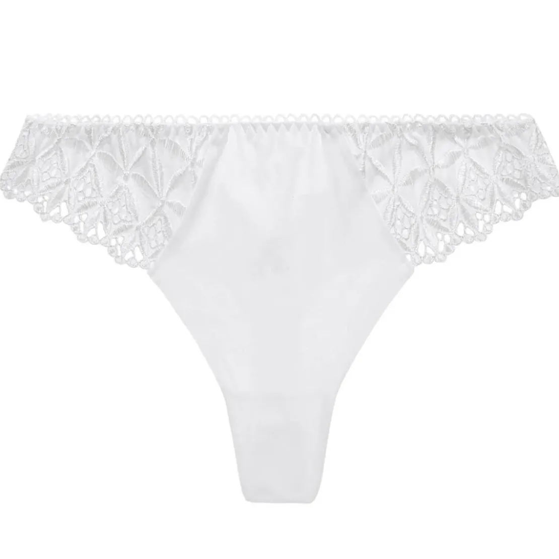 AubadeTanga blanc en coton- Bahia & Moi