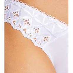 AubadeTanga blanc en coton- Bahia & Moi