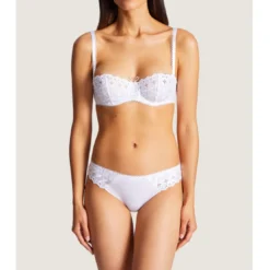 AubadeTanga blanc en coton- Bahia & Moi