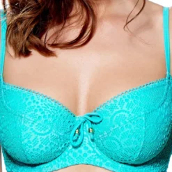 Audelle SwimHaut de maillot de bain à balconnets avec armatures Audelle SUMMER DAYS aqua green bleu