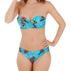 Audelle SwimSlip de bain taille basse Audelle ALOHA flower multi print