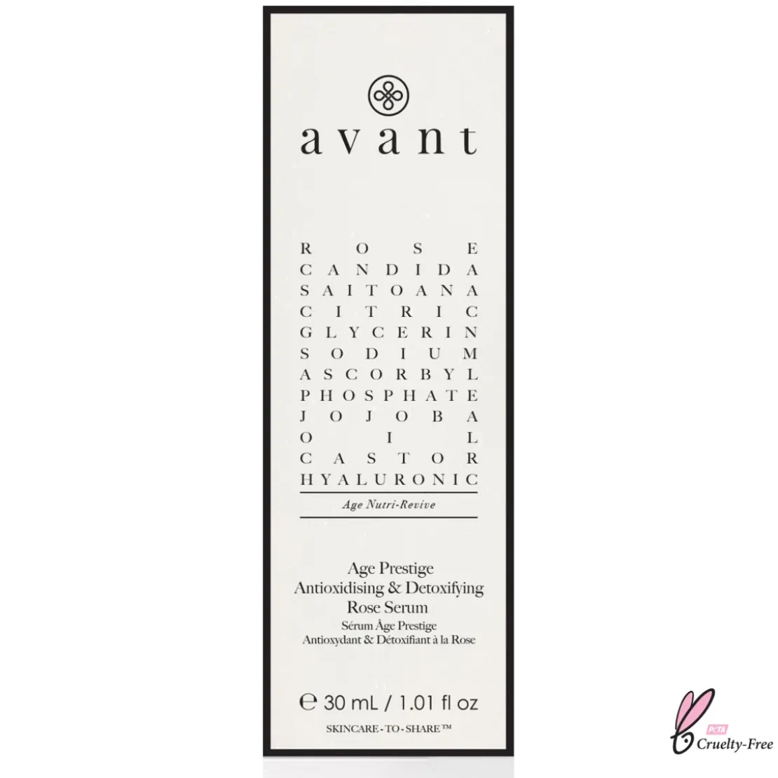 Avant SkincareSérum âge Prestige Antioxydant & Détoxifiant à la Rose30 ml