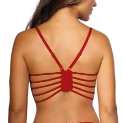 Axami lingerieSemi-corset - Rouge à dentelle Axami lingerie