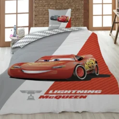 AymaxParure housse de couette garçon CARS gris réversible en polycoton 140x200 cm + taie