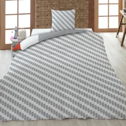AymaxParure housse de couette garçon CARS gris réversible en polycoton 140x200 cm + taie