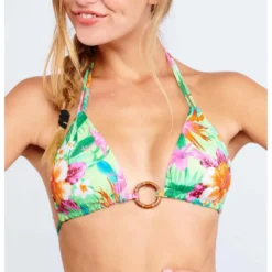 Banana MoonHaut de Maillot de Bain Triangle Sans Armatures - Vert Banana Moon- SUNLEAF