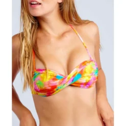 Banana MoonHaut de maillot de bain bandeau sans armatures multicolore Banana Moon- SUNFUZZ