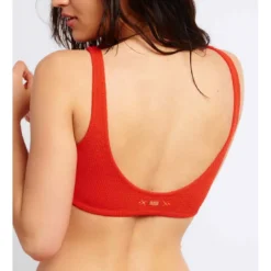 Banana MoonHaut de maillot de bain teen brassière sans armatures Orange Banana Moon- SCRUNCHY